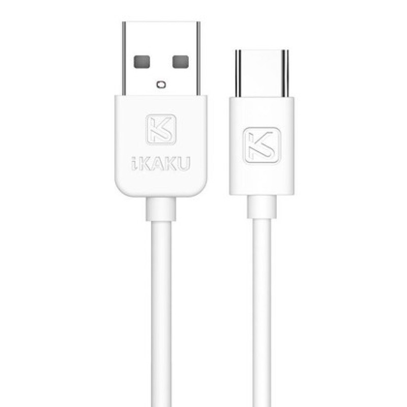 KAKUSIGA KAKUSIGA καλώδιο USB-C σε USB KSC-332, 2.4A, 480Mbps, 2m, λευκό