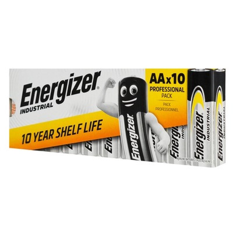 Energizer ENERGIZER αλκαλικές μπαταρίες Industrial, AA/LR6, 1.5V, 10τμχ