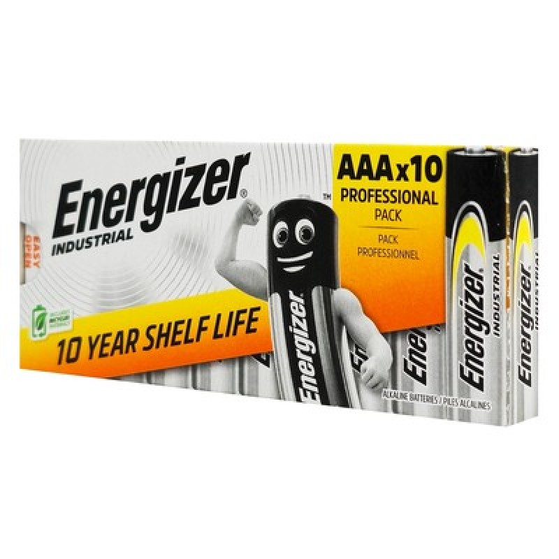 Energizer ENERGIZER αλκαλικές μπαταρίες Industrial, AAA/LR03, 1.5V, 10τμχ