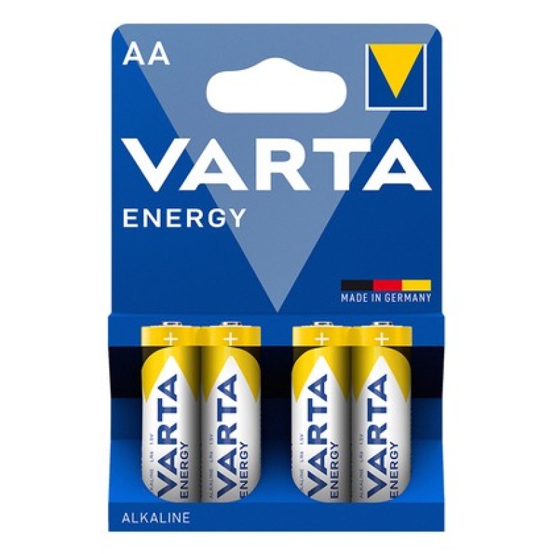Varta VARTA αλκαλικές μπαταρίες Energy, AA/LR6, 1.5V, 4τμχ