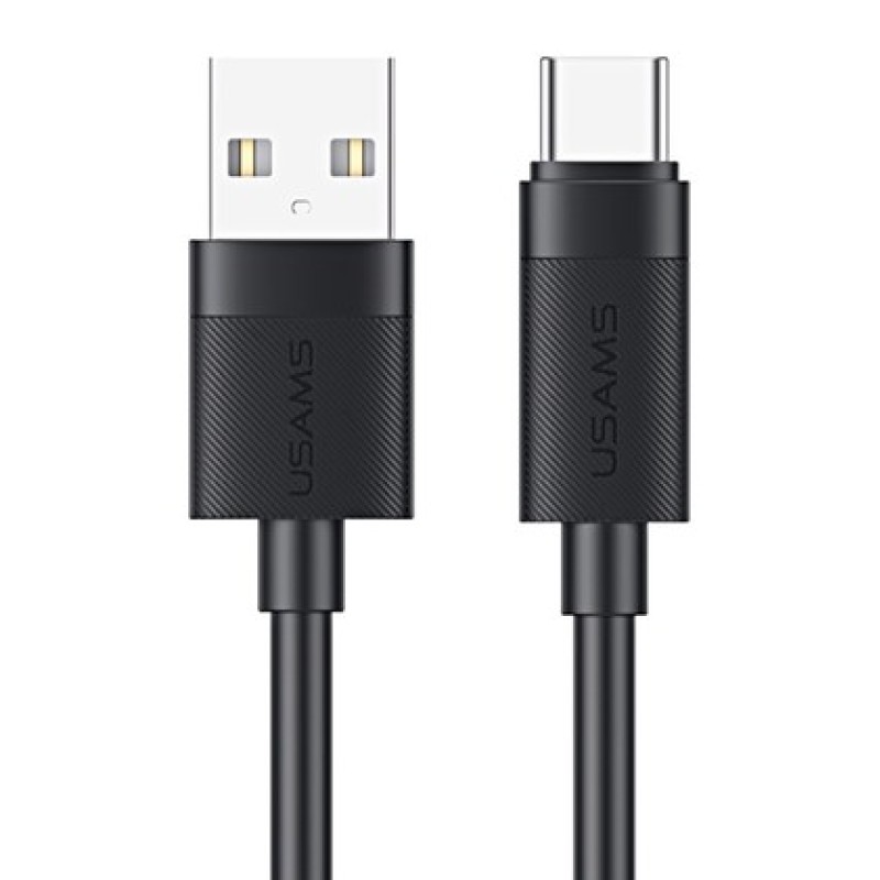 USAMS USAMS καλώδιο USB-C σε USB SJ777, 3A, 480Mbps, 1m, μαύρο
