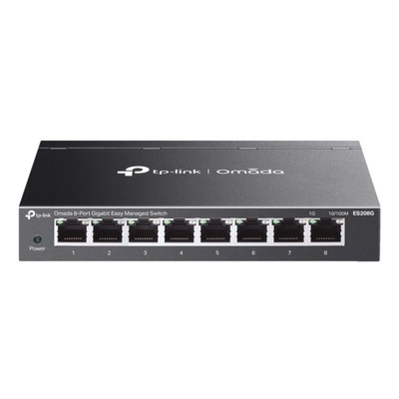 TP-Link TP-LINK easy managed switch ES208G, 8x Gigabit θύρες, V1.0