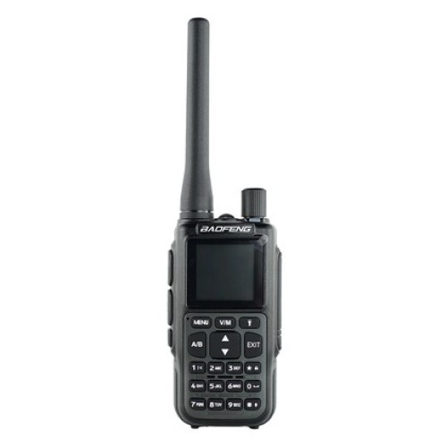 BAOFENG BAOFENG ασύρματος πομποδέκτης MINI-5, UHF/VHF, 5W/2W, μαύρος