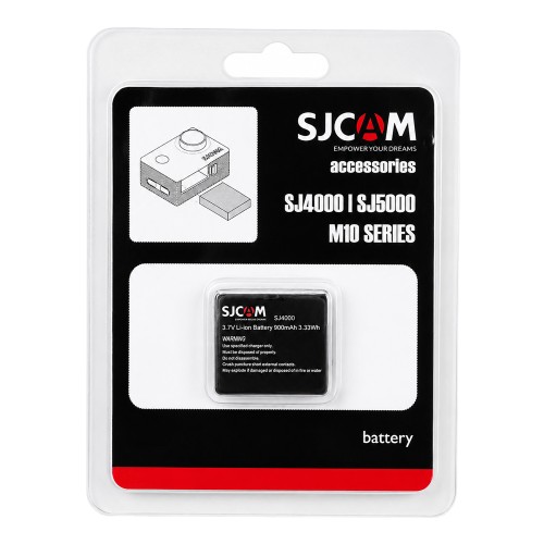 SJCAM SJCAM μπαταρία για SJ4000 series action κάμερες, 900mAh