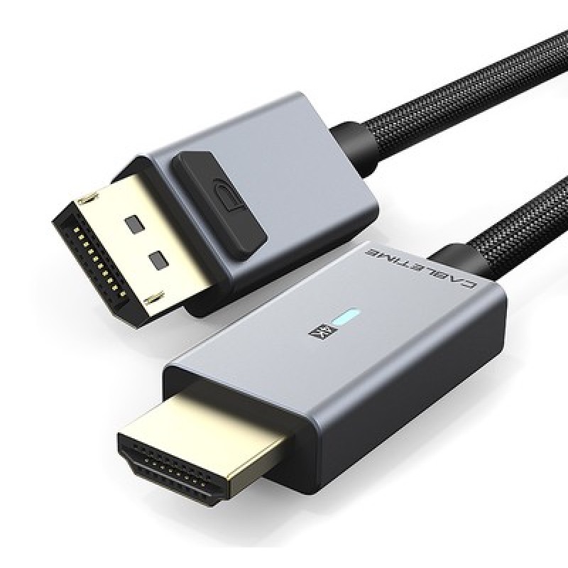 CABLETIME CABLETIME καλώδιο DisplayPort σε HDMI CT-AV585-P02G4K, 4K/30Hz, 1.8m, μαύρο