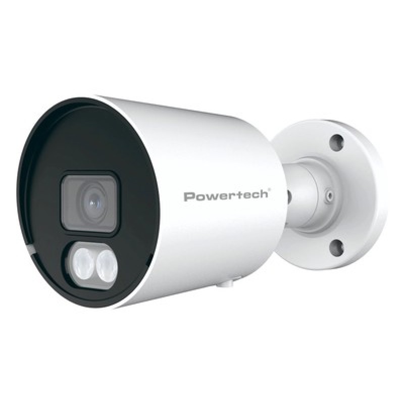Powertech POWERTECH υβριδική κάμερα CCTV PT-1583 με μικρόφωνο & Full Color λειτουργία, 5MP, 2.8mm, IP67