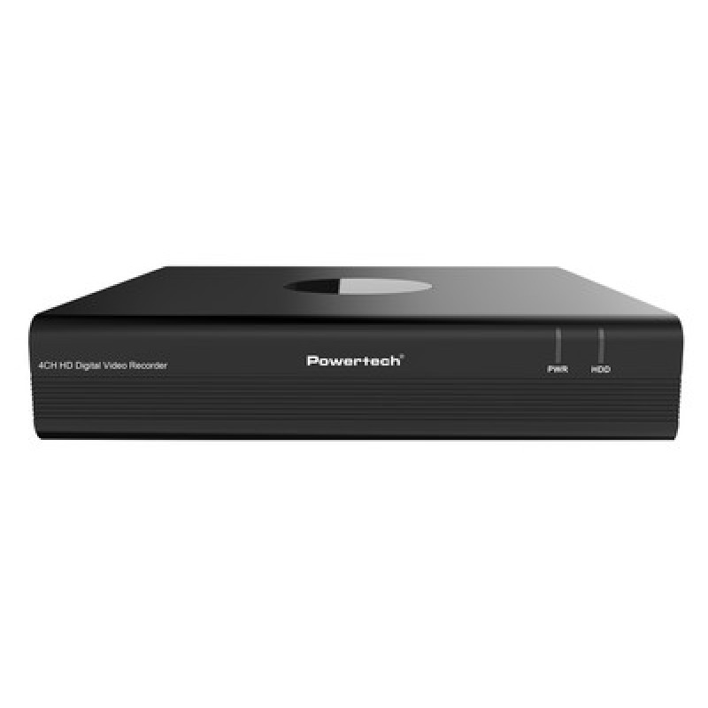 Powertech POWERTECH XVR υβριδικό καταγραφικό PT-1595, 5MP, H.264/H.265, 4 κανάλια