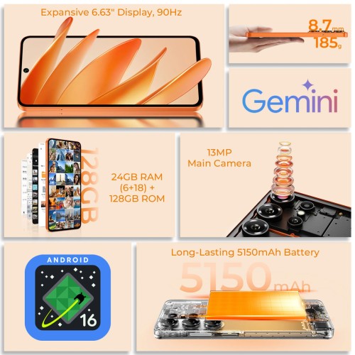 OUKITEL OUKITEL smartphone C26, 6.63