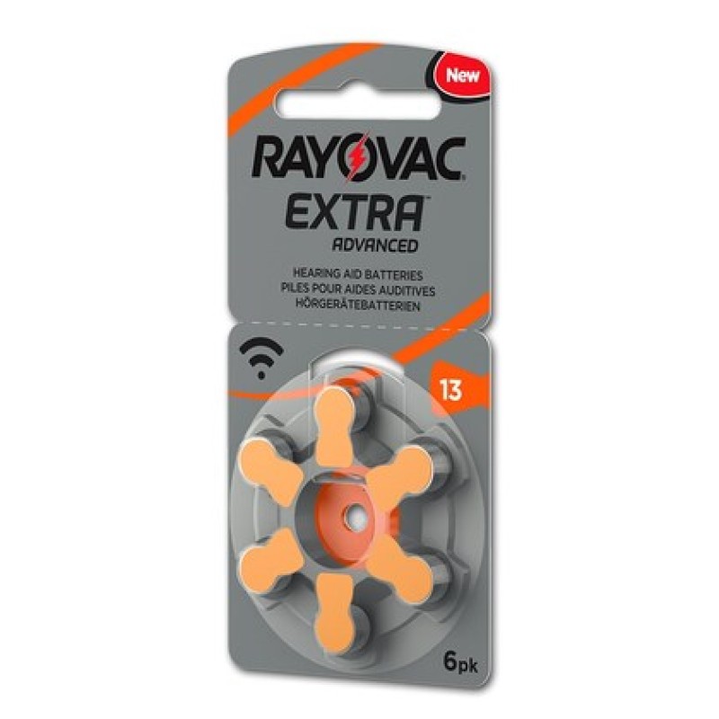 RAYOVAC RAYOVAC μπαταρίες ακουστικών βαρηκοΐας 13MF, mercury free, 1.4V, 6τμχ