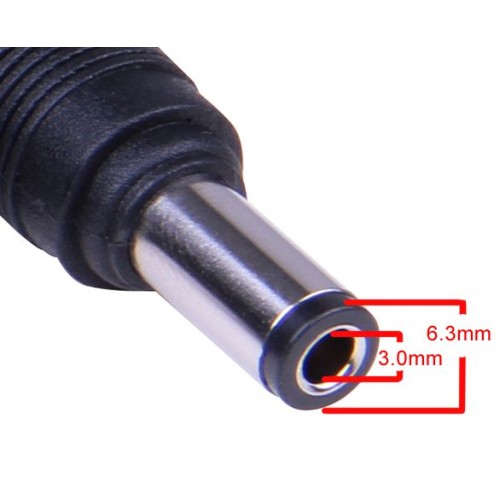 Powertech POWERTECH βύσμα για φορτιστή Toshiba/NEC laptop, M1, 15V, 6.3x3mm