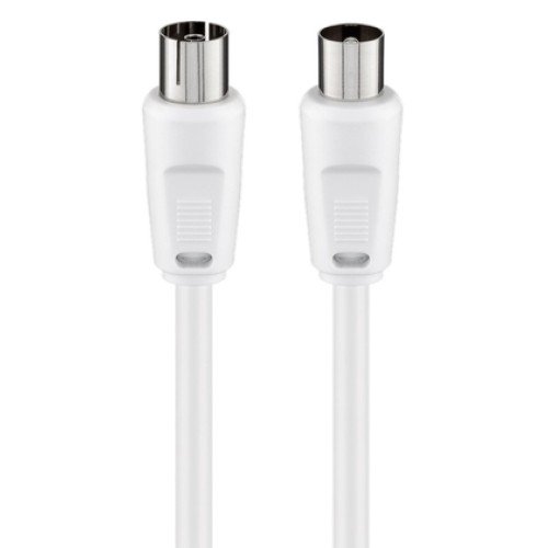 GOOBAY GOOBAY καλώδιο κεραίας αρσενικό σε θηλυκό 50125, <70 dB, CCS, 20m, λευκό