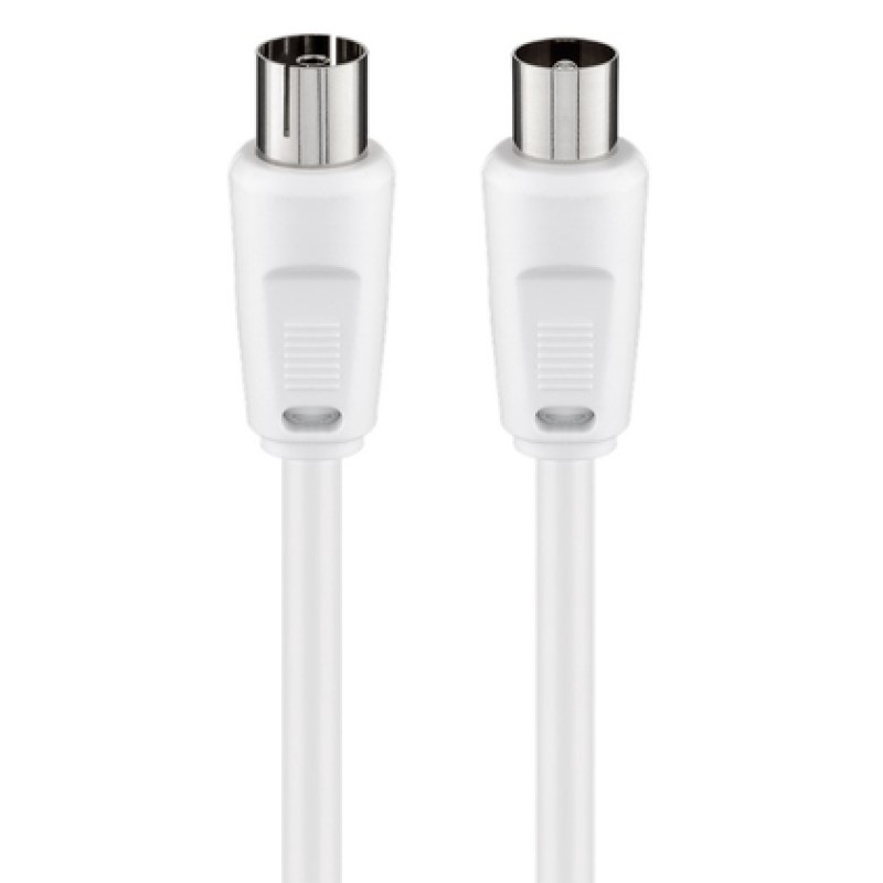 GOOBAY GOOBAY καλώδιο κεραίας αρσενικό σε θηλυκό 50125, <70 dB, CCS, 20m, λευκό