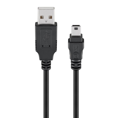 GOOBAY GOOBAY καλώδιο USB σε USB Mini 50767, 480Mbps, 1.8m, μαύρο
