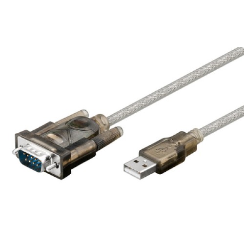 GOOBAY GOOBAY καλώδιο USB σε RS-232 68875, 1 Mbit/s, 1.5m, διάφανο