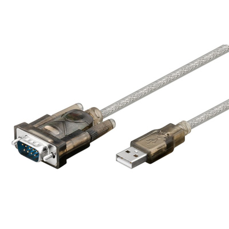 GOOBAY GOOBAY καλώδιο USB σε RS-232 68875, 1 Mbit/s, 1.5m, διάφανο