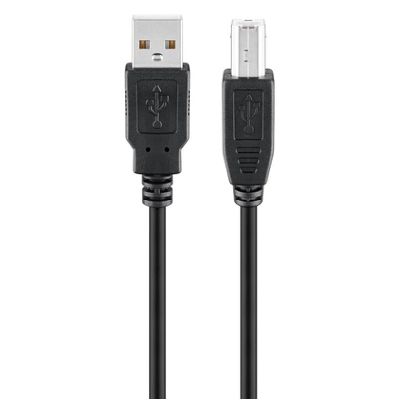 GOOBAY GOOBAY καλώδιο USB 2.0 σε USB Type B 93596, 1.8m, μαύρο