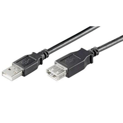 GOOBAY GOOBAY καλώδιο προέκτασης USB 93599, αρσενικό σε θηλυκό, 1.8m, μαύρο
