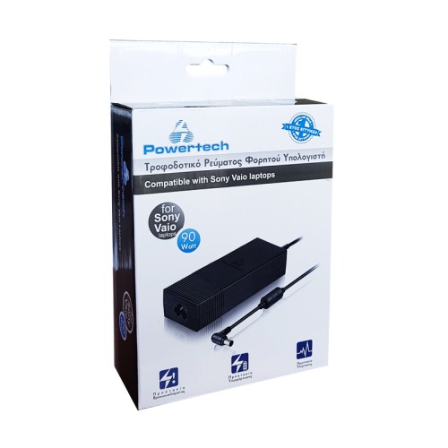 Powertech POWERTECH τροφοδοτικό laptop PT-53 για Sony Vaio, 19.5V, 90W