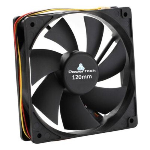 Powertech POWERTECH ανεμιστήρας PT-156, 120 x 120 x 25mm, 12V, 3pin & 4 βίδες