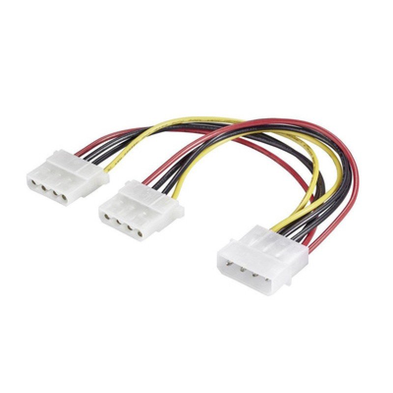 Powertech POWERTECH καλώδιο ρεύματος IDE (F) σε 2x IDE (M) CAB-W004, 20cm