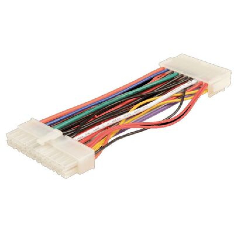 Powertech POWERTECH καλώδιο μητρικής 20+4pin male σε 24pin female CAB-W005, 20cm