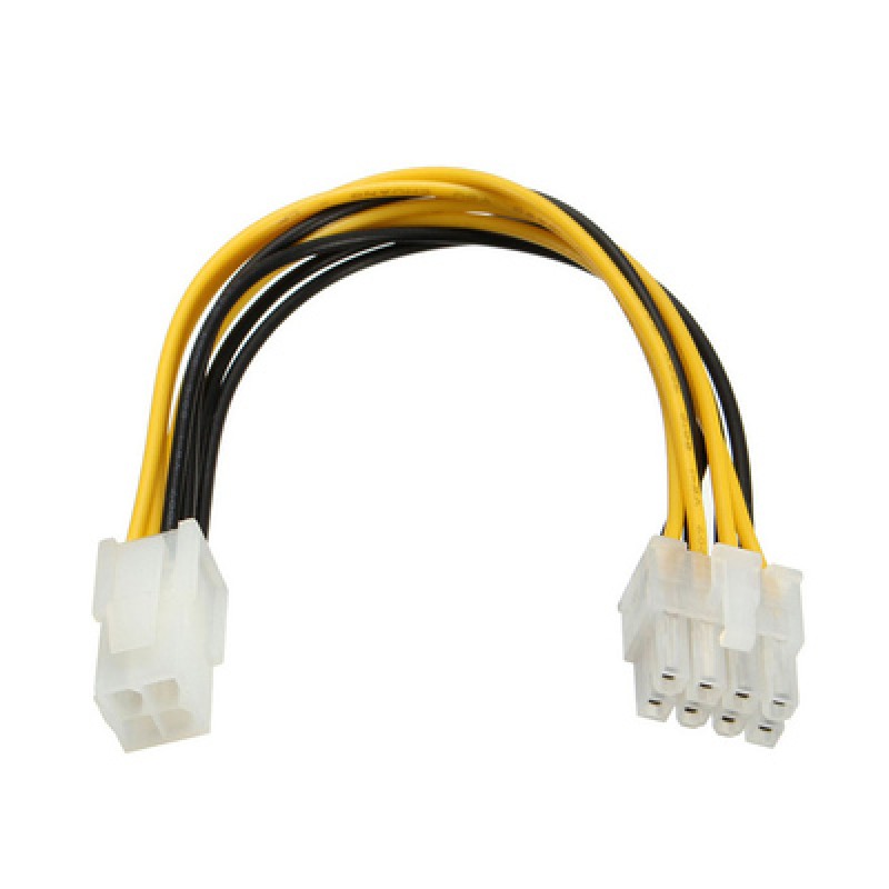 Powertech POWERTECH καλώδιο για MB 4pin θηλυκό σε 8pin αρσενικό CAB-W007, 20cm
