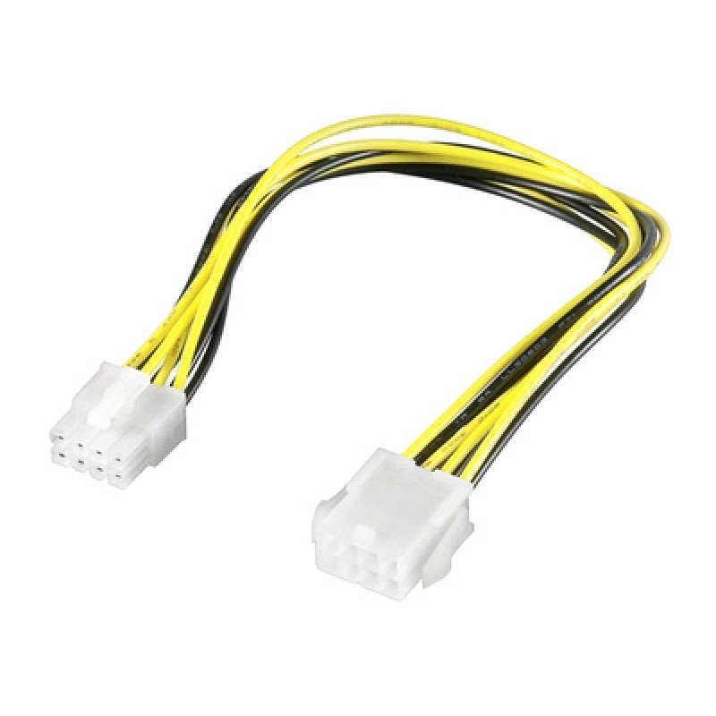 Powertech POWERTECH καλώδιο για MB 8pin αρσενικό σε 8pin θηλυκό CAB-W008, 20cm