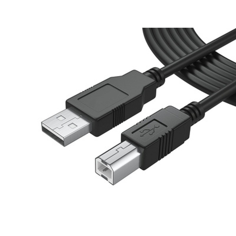 Powertech POWERTECH Καλώδιο USB 2.0 σε USB Type B CAB-U016, 1.5m, μαύρο
