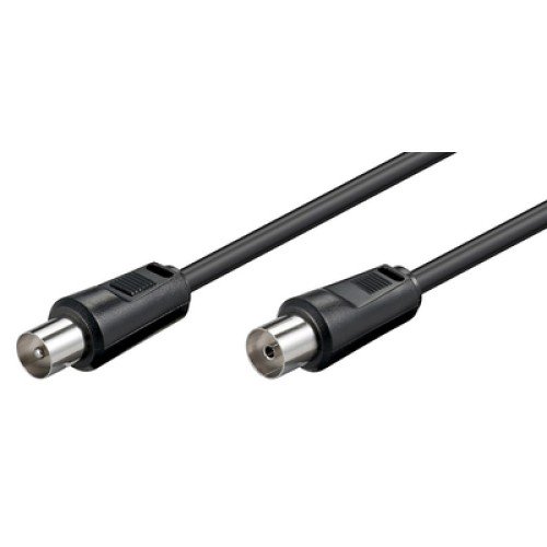 Powertech POWERTECH καλώδιο κεραίας RF αρσενικό - RF θηλυκό CAB-V006, μαύρο, 5m
