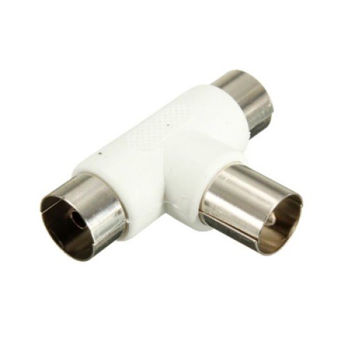 Powertech POWERTECH αντάπτορας για κεραία αρσενικό σε 2x θηλυκό CAB-V009, 5τμχ