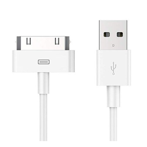 Powertech POWERTECH Καλώδιο USB 2.0 σε iPad & iPhone 4/4S CAB-U024, λευκό, 1m