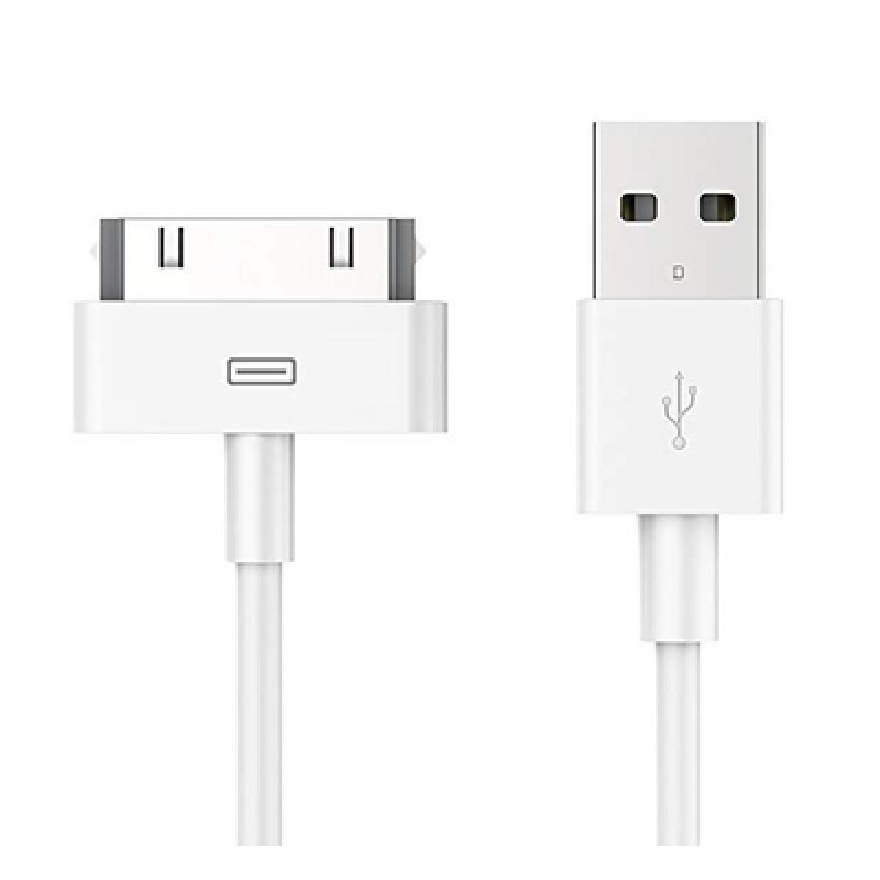 Powertech POWERTECH Καλώδιο USB 2.0 σε iPad & iPhone 4/4S CAB-U024, λευκό, 1m