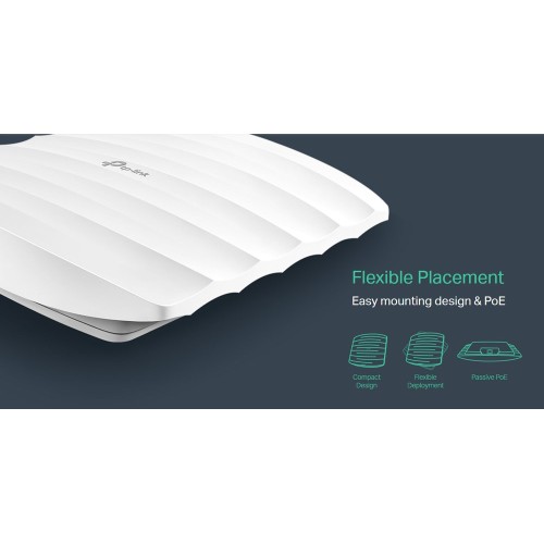 TP-Link TP-LINK 300Mbps Wireless N Ceiling Mount Access Point EAP110, Ver. 4.0