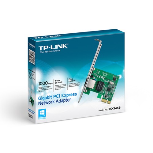 TP-Link TP-LINK PCI Express Network Adapter TG-3468, low profile, Ver. 4.0
