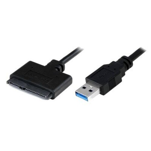 Powertech POWERTECH καλώδιο σύνδεσης HDD/SSD CAB-U032, USB 3.0 σε SATA 20cm, μαύρο
