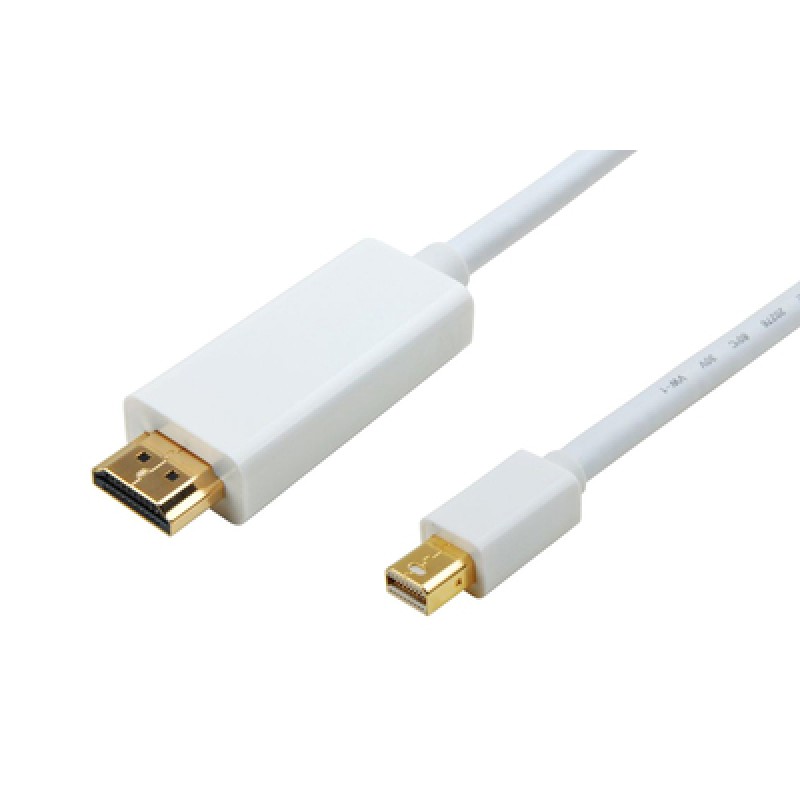Powertech POWERTECH καλώδιο mini DisplayPort σε HDMI CAB-DP012, 3m, λευκό