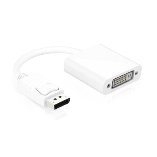 Powertech POWERTECH αντάπτορας DisplayPort σε DVI 24+5 CAB-DP005, 0.20m, λευκός