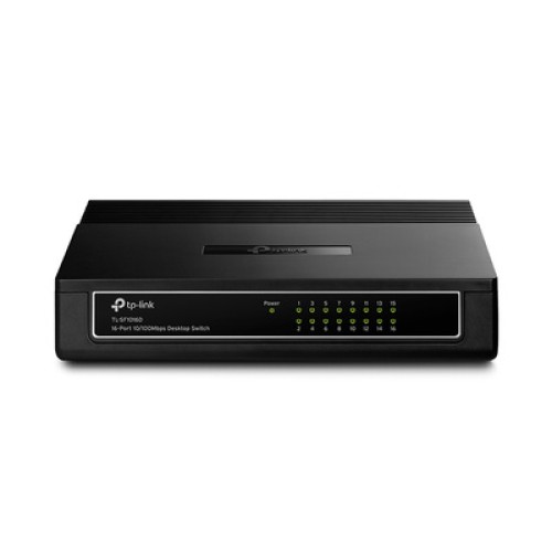 TP-Link TP-LINK Desktop Switch TL-SF10016D, 10/100Mbps, 16 Θύρες, Ver. 7.0