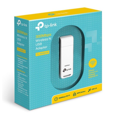 TP-Link TP-LINK ασύρματος USB αντάπτορας δικτύου TL-WN821N, 300Mbps, Ver. 6.0