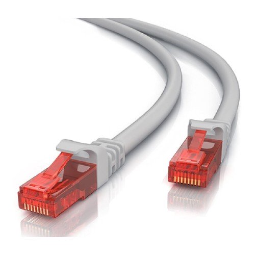 Powertech POWERTECH καλώδιο δικτύου CAB-N267, Cat 6 U/UTP, copper 24AWG, 1m, γκρι
