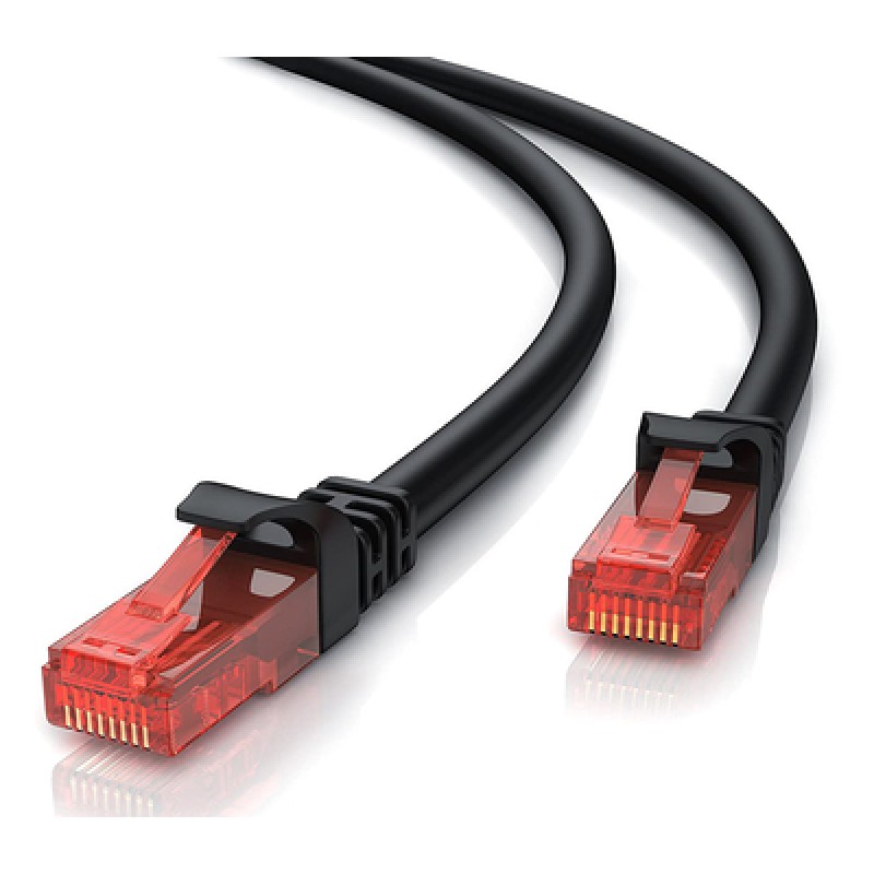 Powertech POWERTECH καλώδιο δικτύου CAB-N276, Cat 6 U/UTP, copper 24AWG, 3m, μαύρο