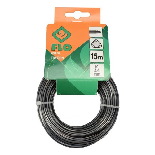 FLO FLO μεσινέζα Trygon 89470, 2.4mm x 15m, γκρι
