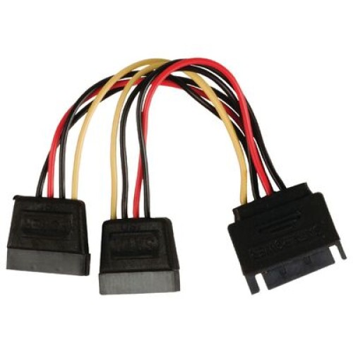 Powertech POWERTECH καλώδιο SATA 15pin male σε 2x 15pin female CAB-W012