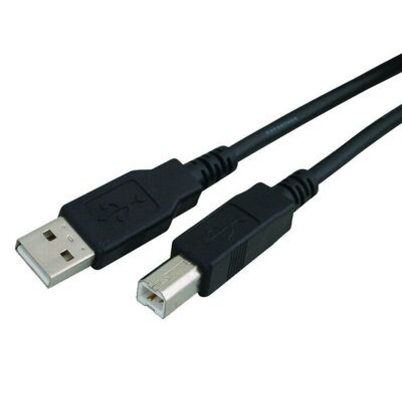 Powertech POWERTECH καλώδιο USB σε USB Type Β CAB-U050, copper, 3m, μαύρο