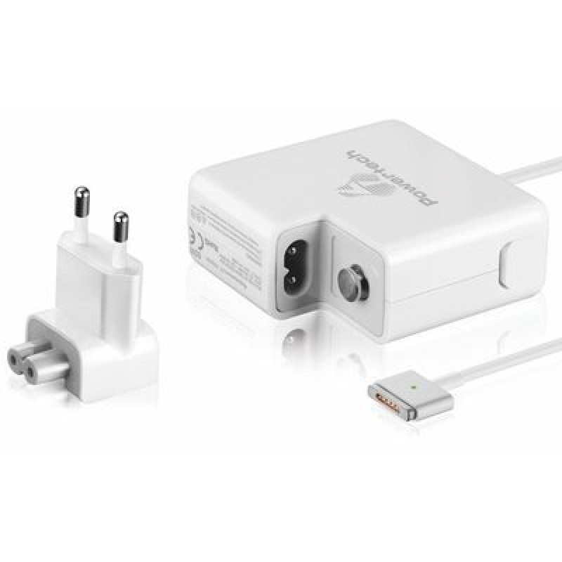 Powertech POWERTECH τροφοδοτικό laptop PT-289 για Apple, 60W, 16.5V/3.65A, λευκό