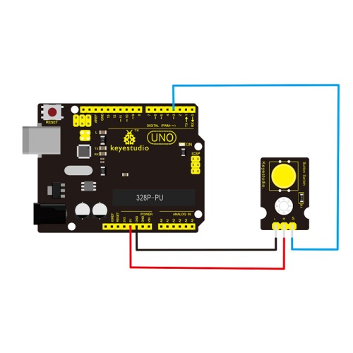 KEYESTUDIO KEYESTUDIO digital push button KS0029, συμβατό με Arduino
