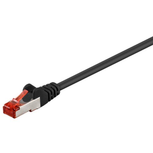 GOOBAY GOOBAY καλώδιο δικτύου 95478, CAT 6 S/FTP (PiMF), CCA, 1m, μαύρο