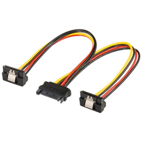 GOOBAY GOOBAY καλώδιο SATA Standard σε 2 SATA-Standard 90 °, 0.2m