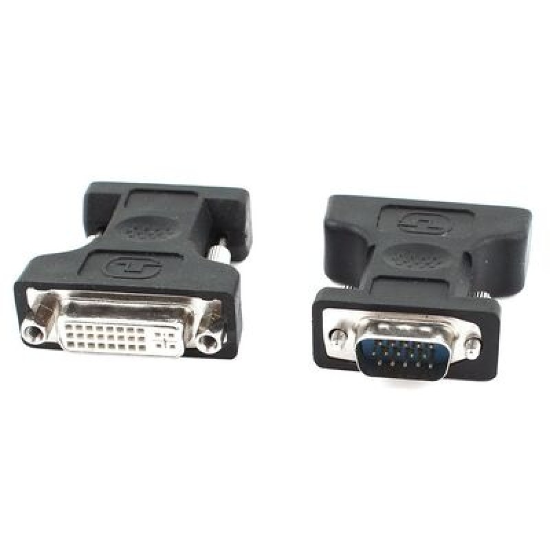 Powertech POWERTECH αντάπτορας VGA σε DVI 24+5 CAB-G016, συμβατό με 24+1, μαύρος