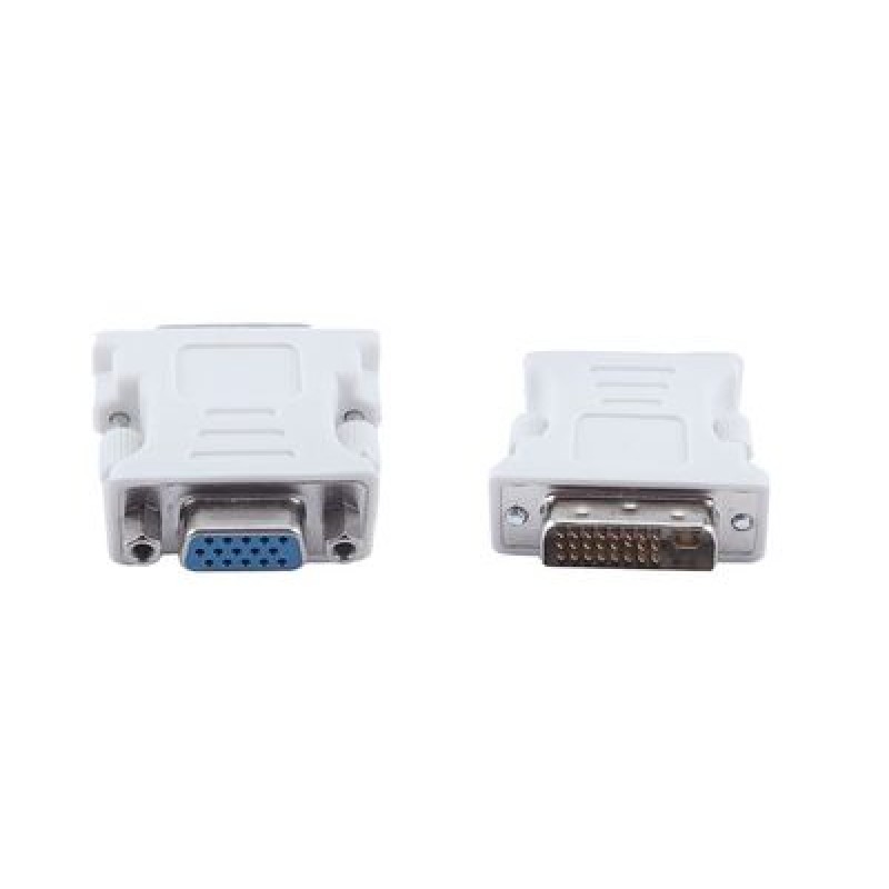 Powertech POWERTECH αντάπτορας VGA σε DVI-I 24+5 CAB-G019, λευκός